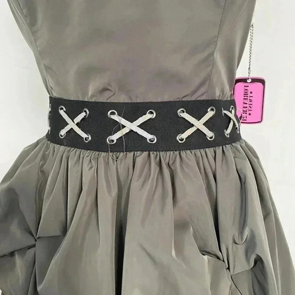 Vintage deadstock forever 21 army green bubble dress. - Picture 3 of 5